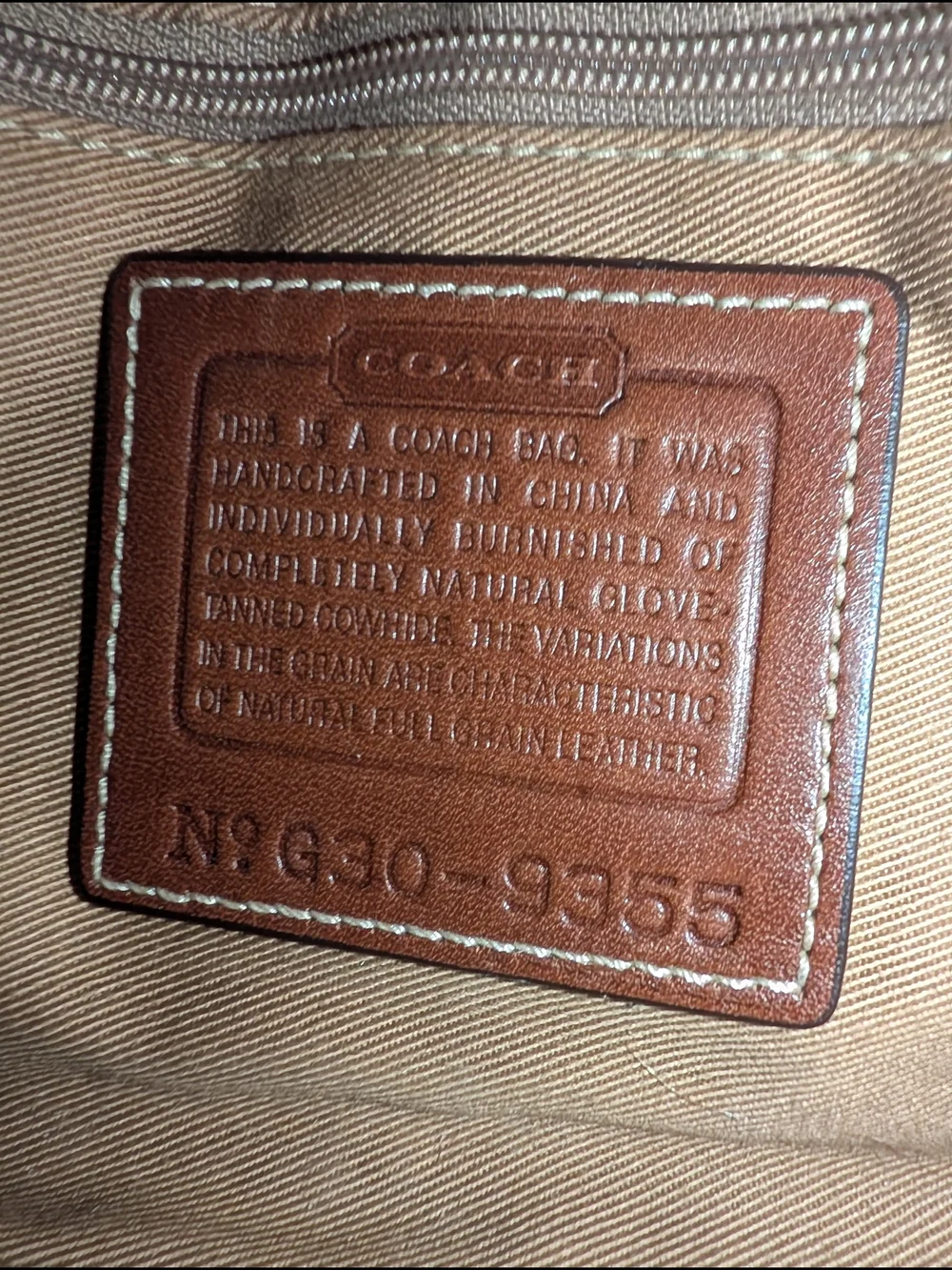 Vintage Coach Bleecker Crossbody Bag